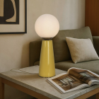 Lampe céramique Colyne - Jaune