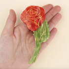 Pince à cheveux rose