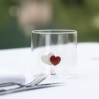 WD Lifestyle - Verre avec figurine Coeurs
